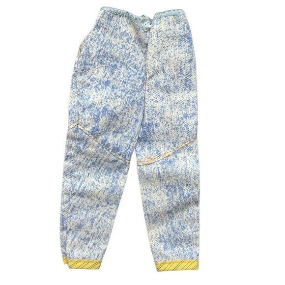 Vintage 1988 Genuine Barbie Ken Clothes Outfit Top Jeans Acid Wash #1690 - Picture 3 of 5